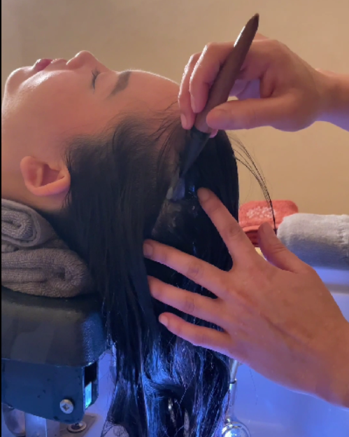 Hair Cream Bath Massage
