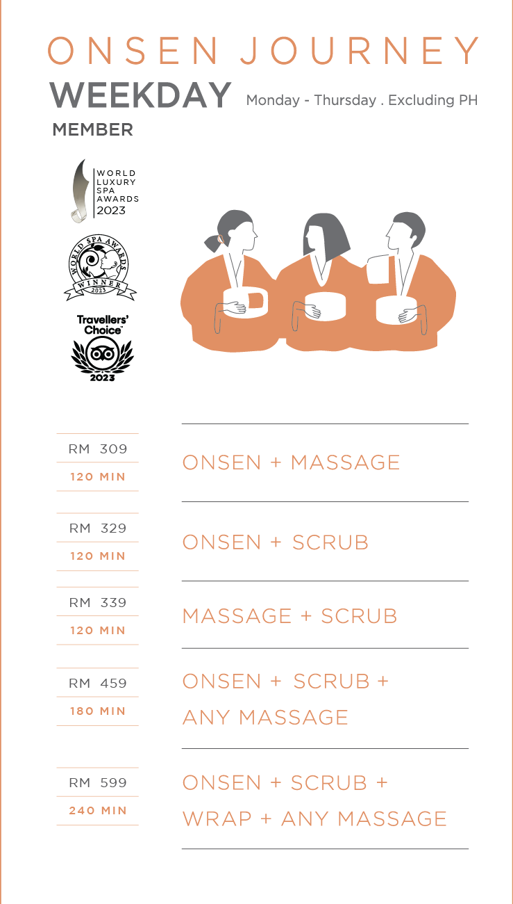 ONSEN JOURNEY MENU 1