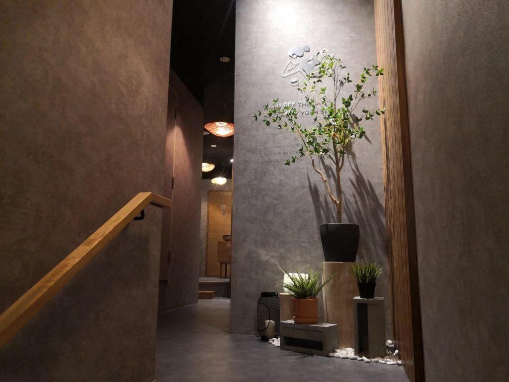 Going up into Urban Retreat Spa